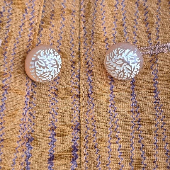 Gianni Lo Giadice Milano Sz 40 Long Sleeve Textured Jacket Button Closure HS163 - Picture 8 of 13